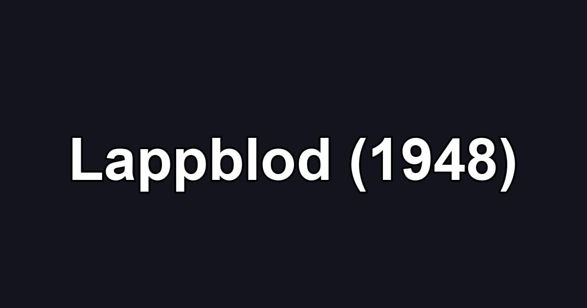 Lappblod (1948)