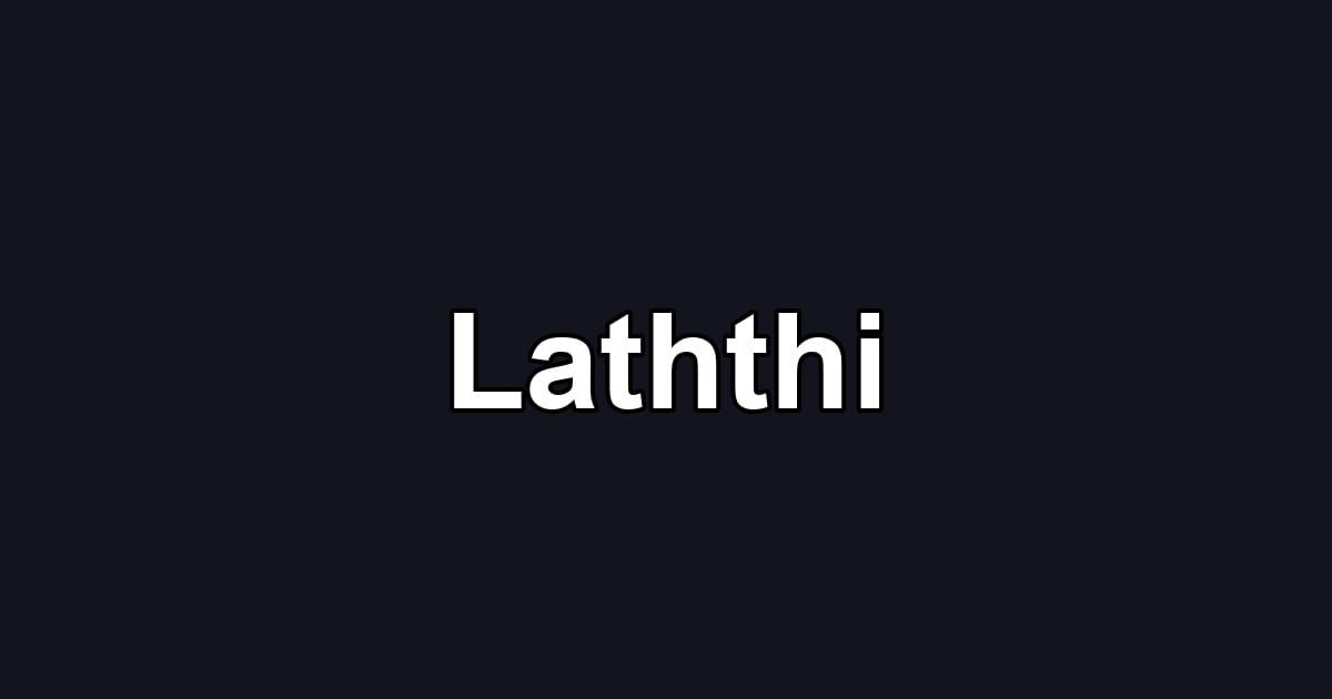 Laththi