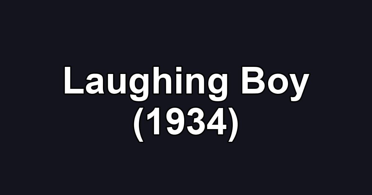 Laughing Boy (1934)
