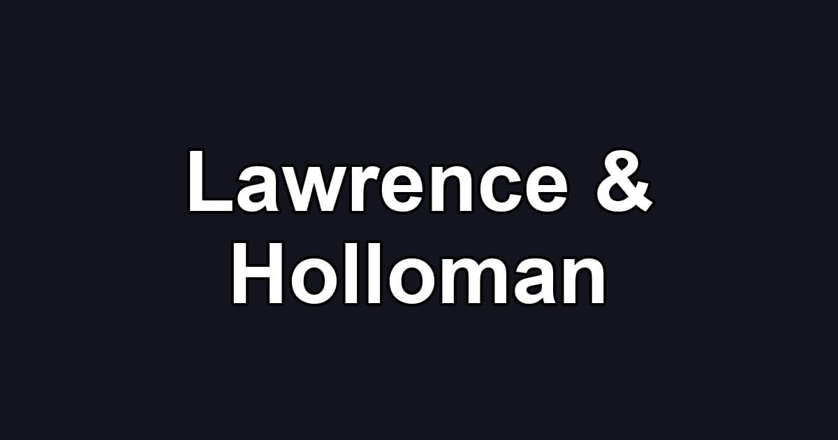 Lawrence & Holloman