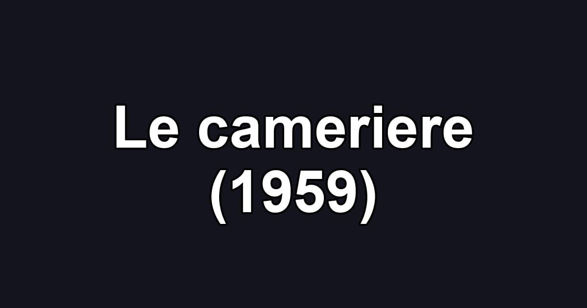 Le cameriere (1959)