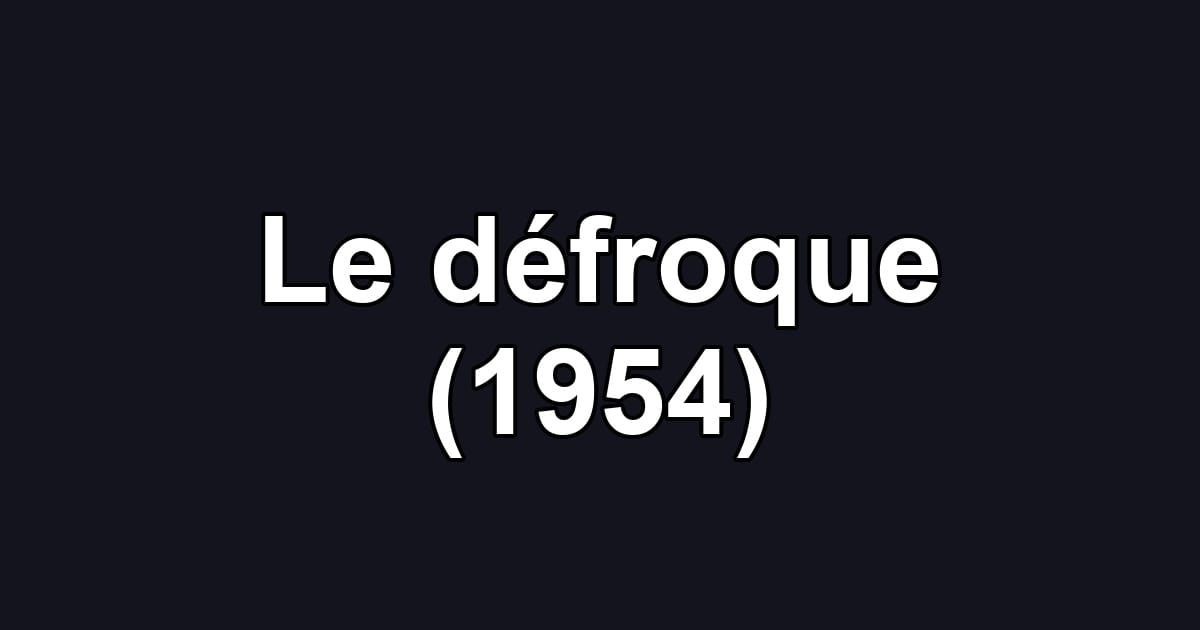 Le défroque (1954)