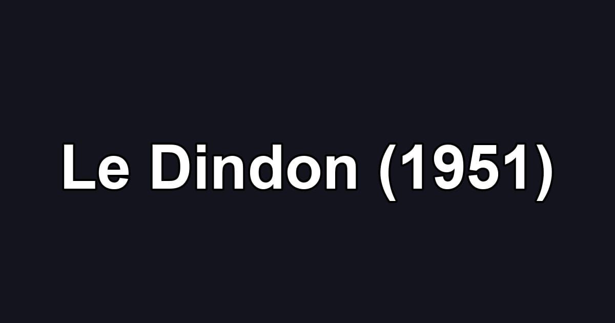 Le Dindon (1951)