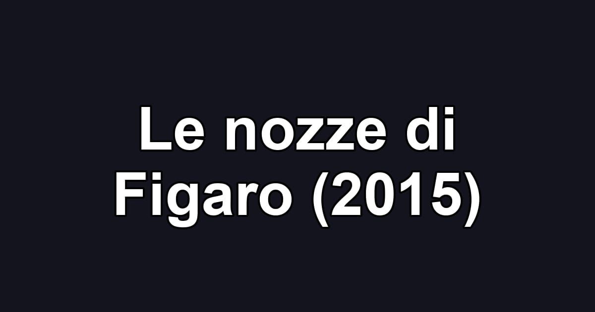 Le nozze di Figaro (2015)