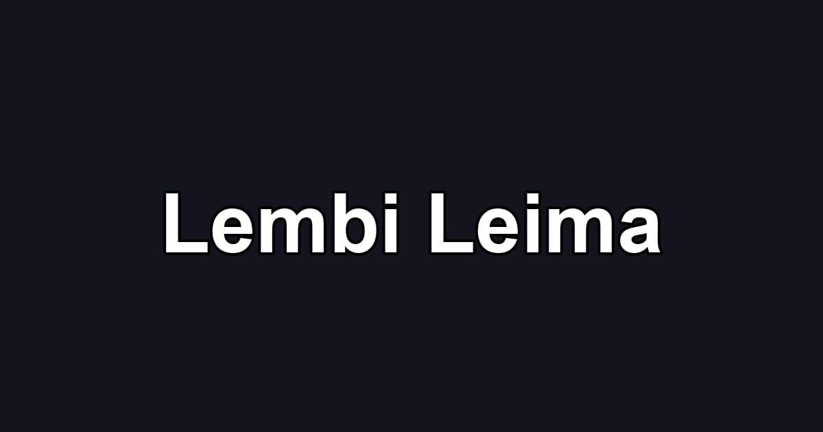 Lembi Leima