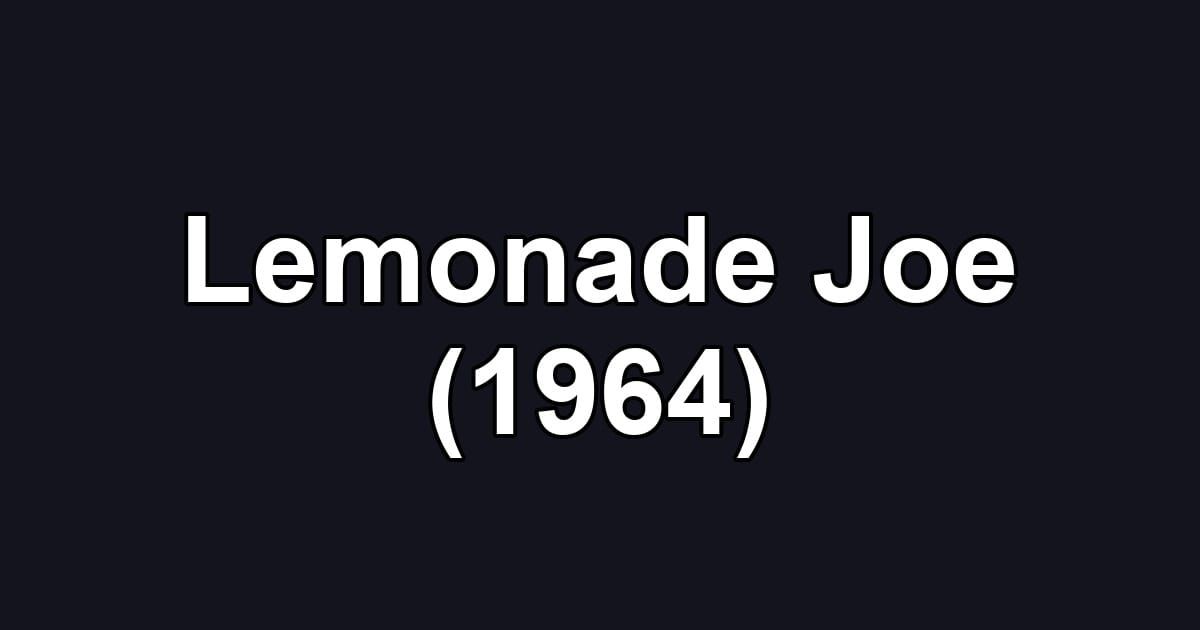 Lemonade Joe (1964)