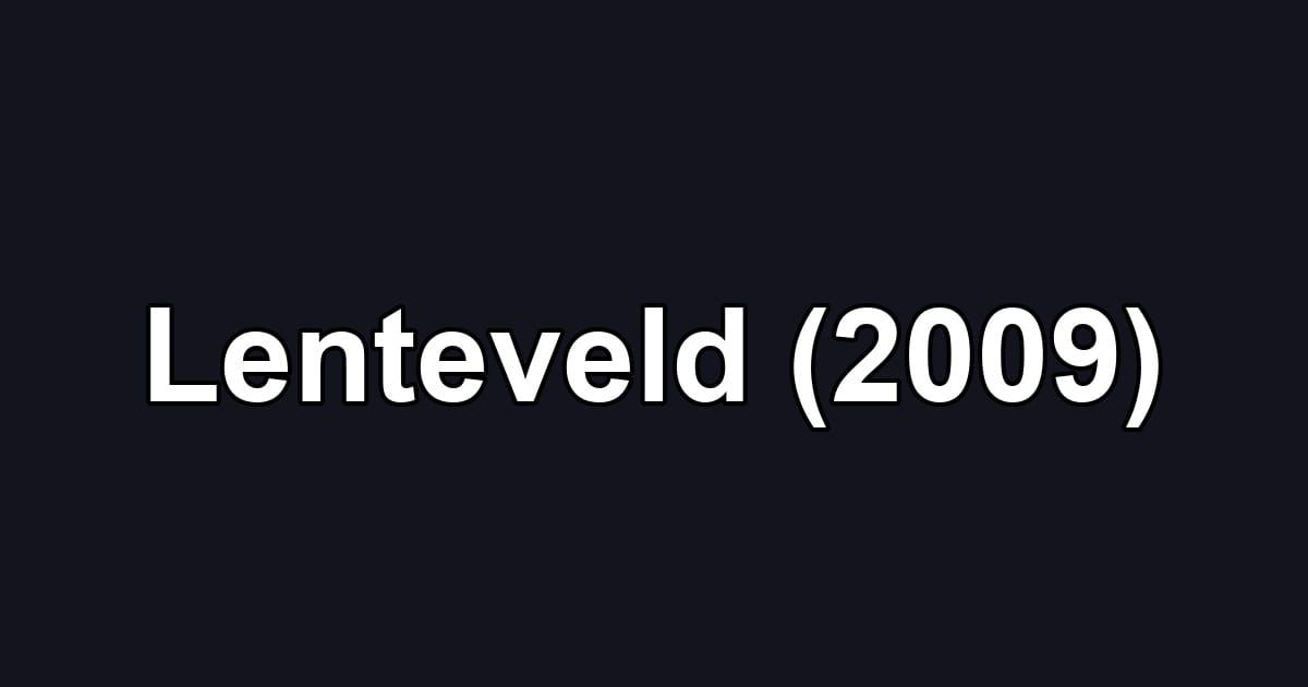 Lenteveld (2009)