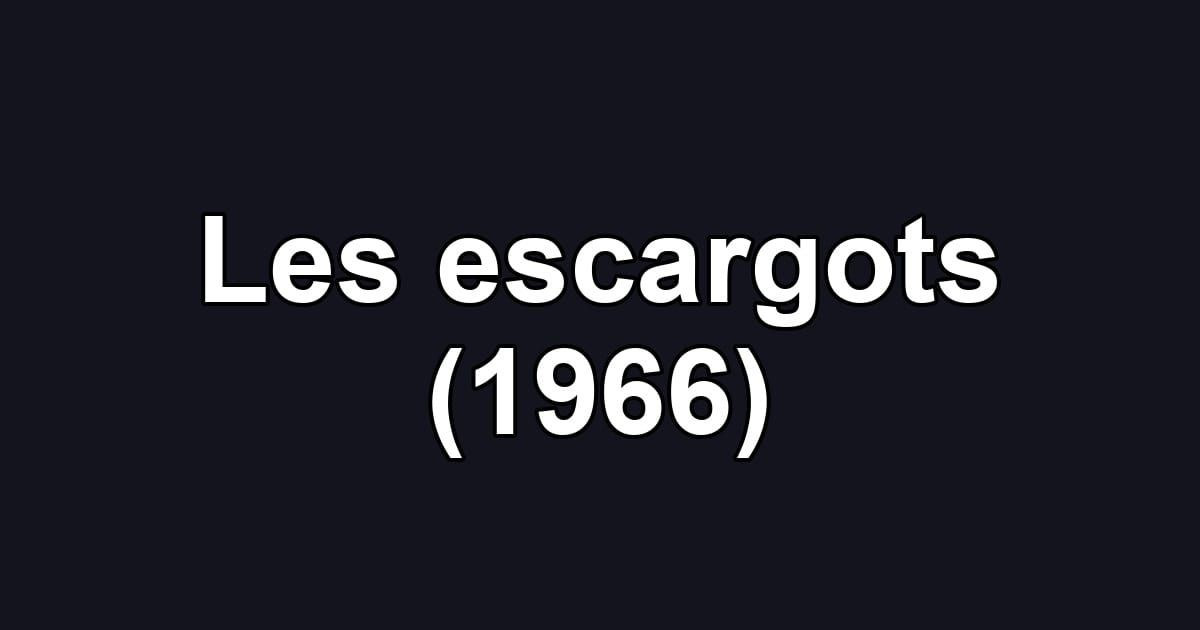 Les escargots (1966)