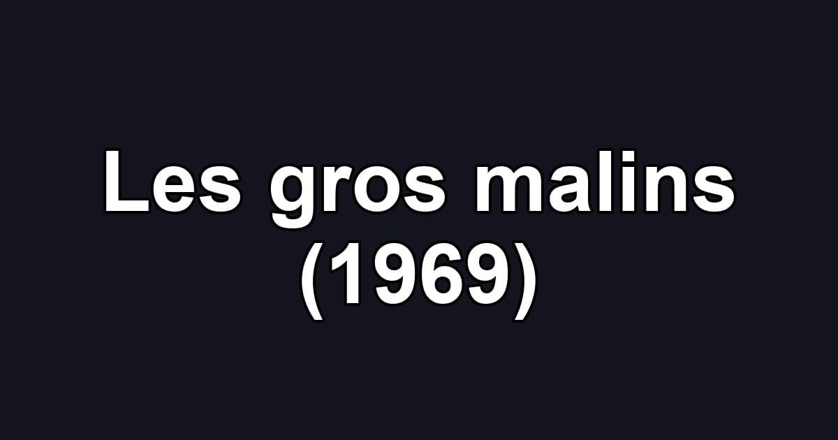 Les gros malins (1969)