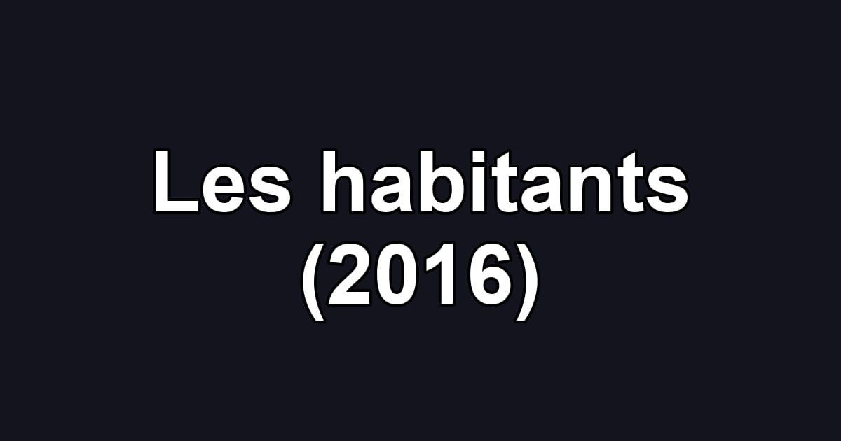 Les habitants (2016)