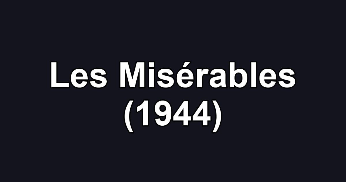 Les Misérables (1944)