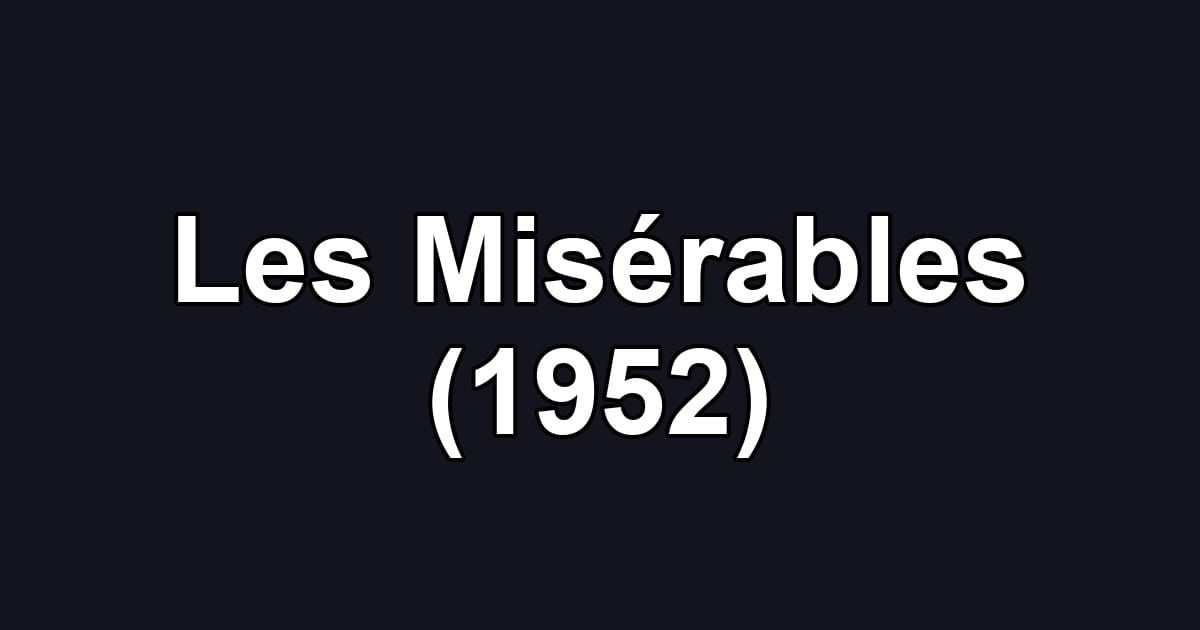 Les Misérables (1952)