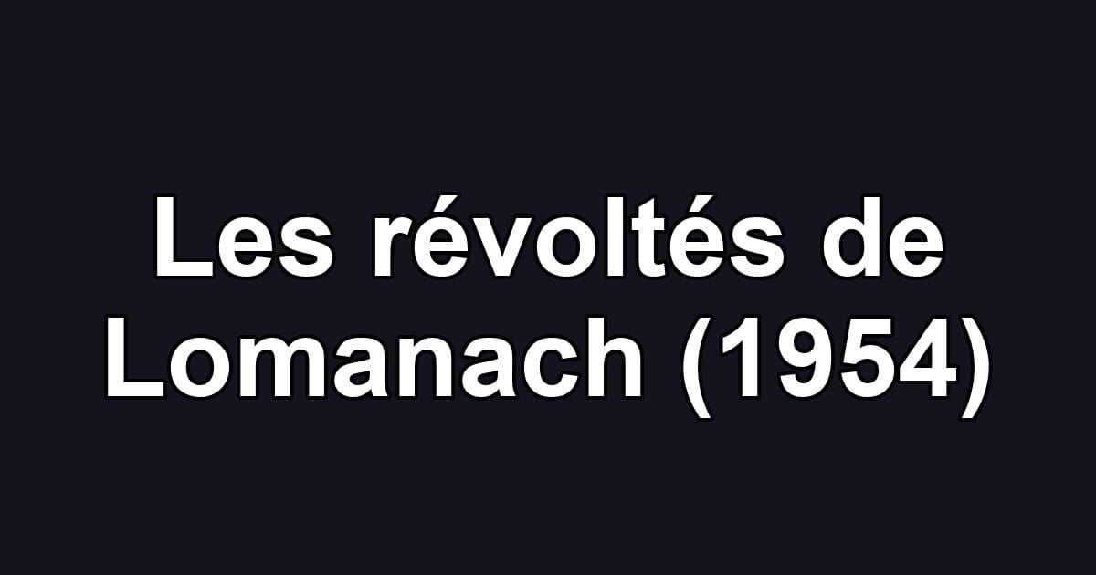 Les révoltés de Lomanach (1954)