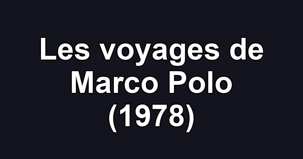 Les voyages de Marco Polo (1978)