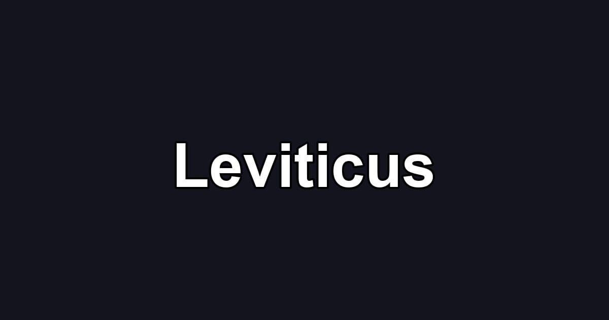 Leviticus