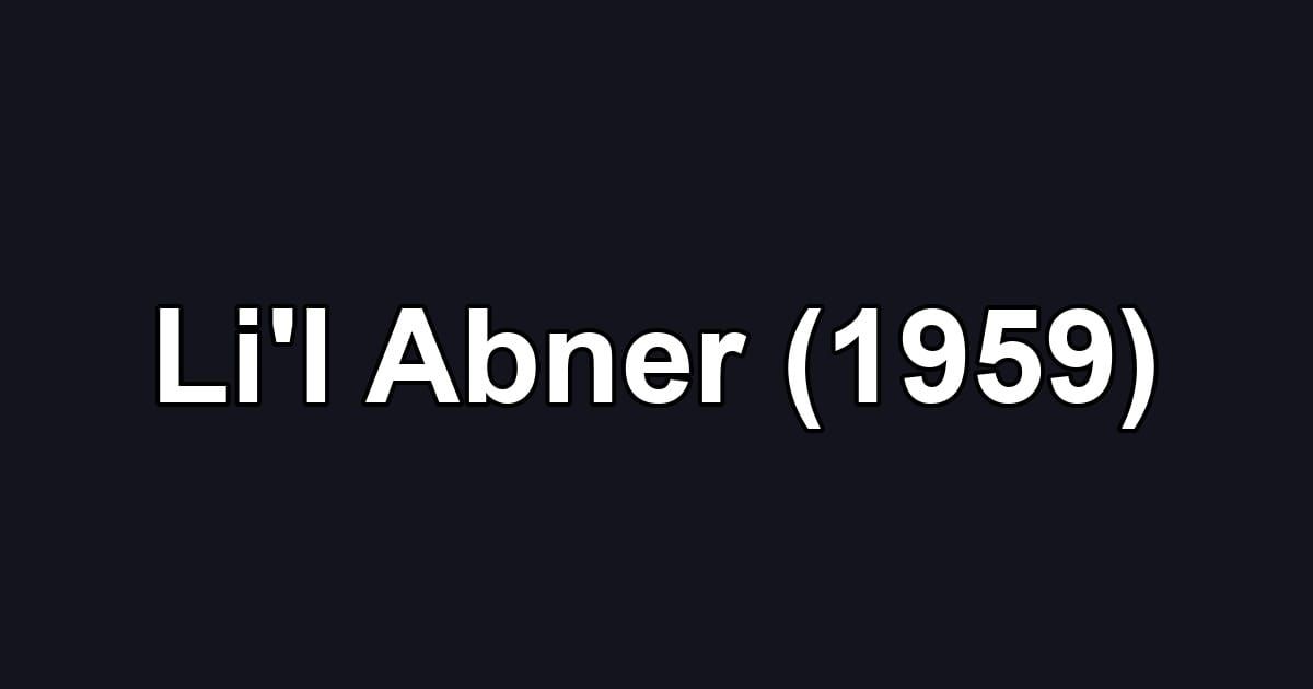 Li'l Abner (1959)