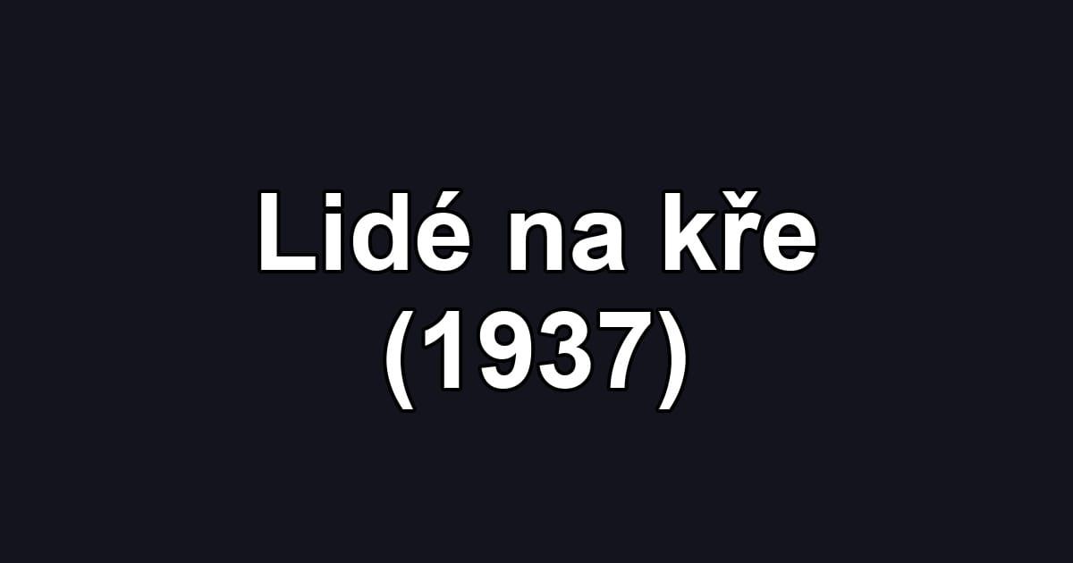 Lidé na kře (1937)