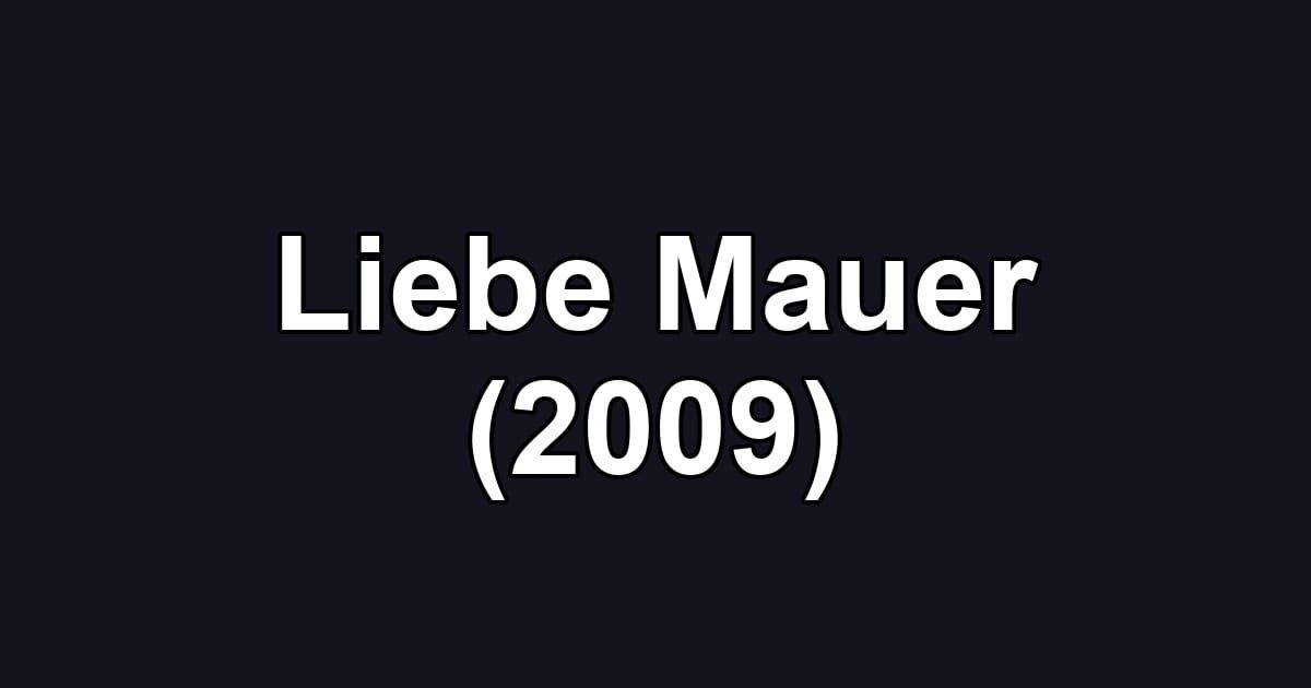 Liebe Mauer (2009)