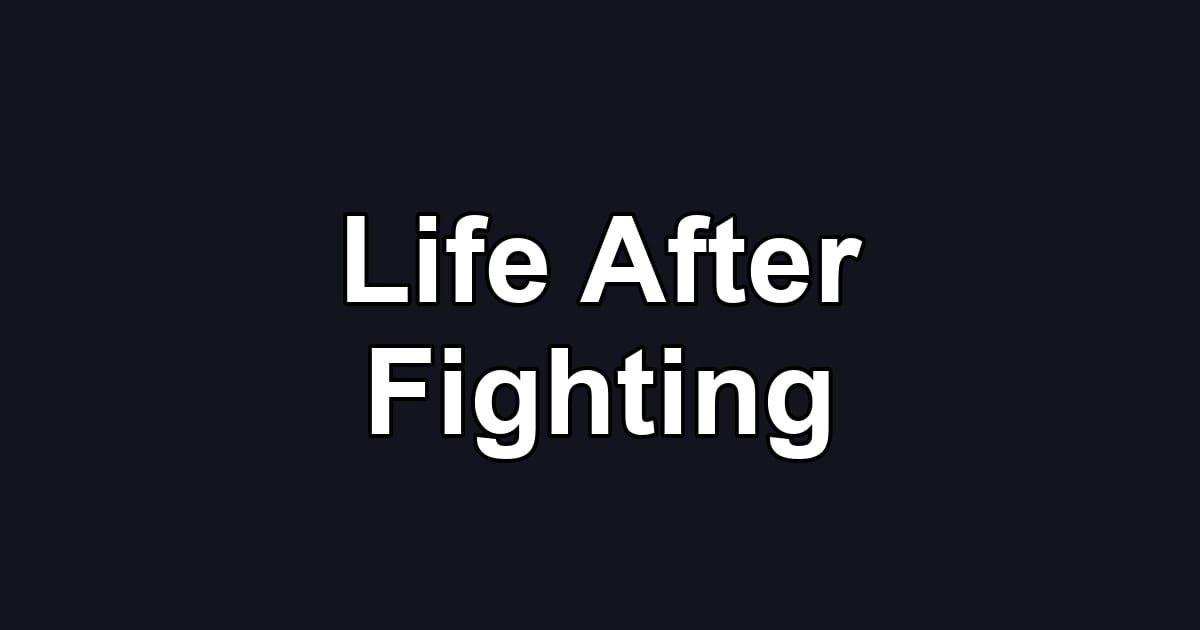 Life After Fighting