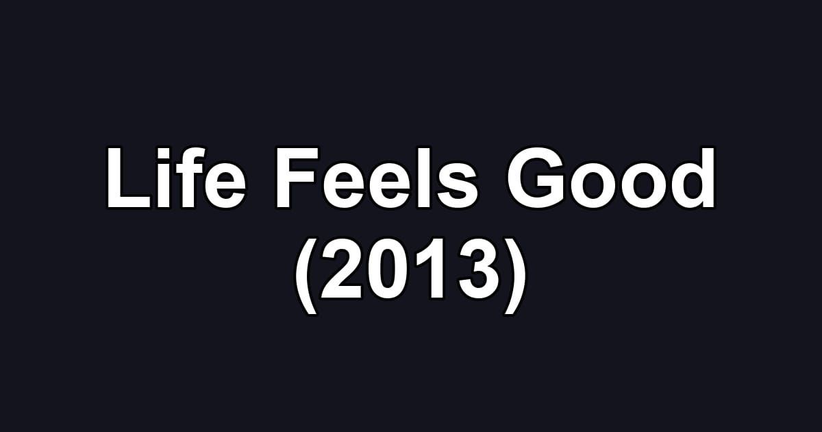 Life Feels Good (2013)