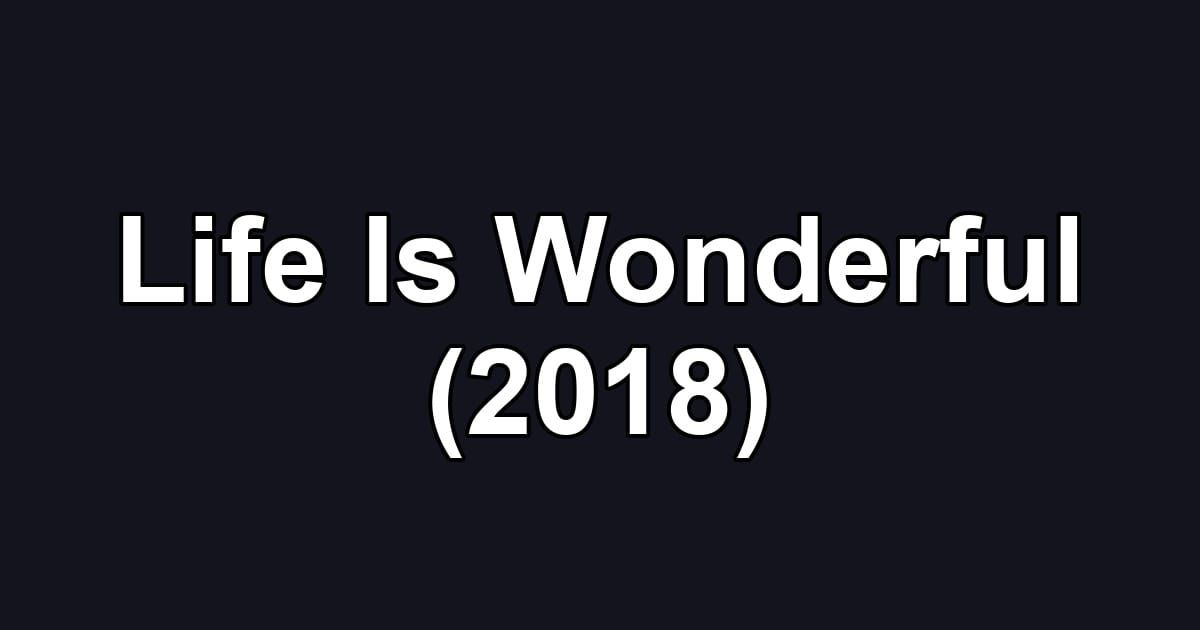 Life Is Wonderful (2018)