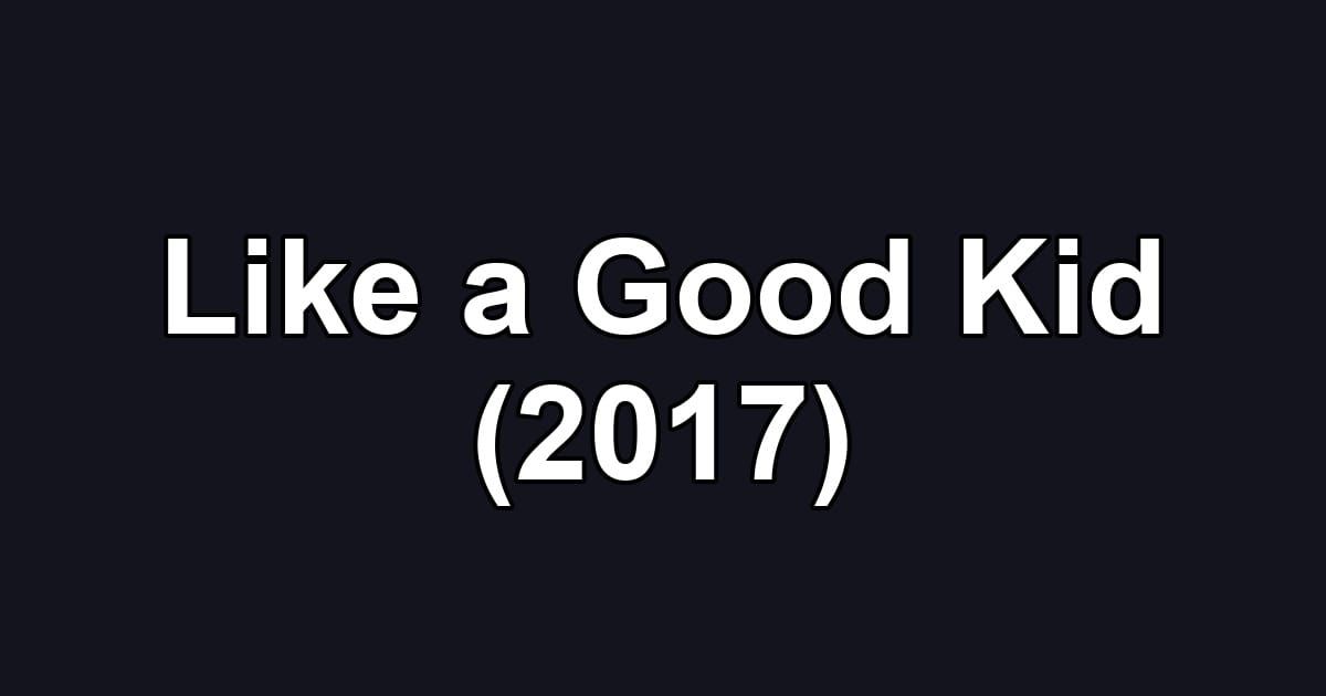 Like a Good Kid (2017)