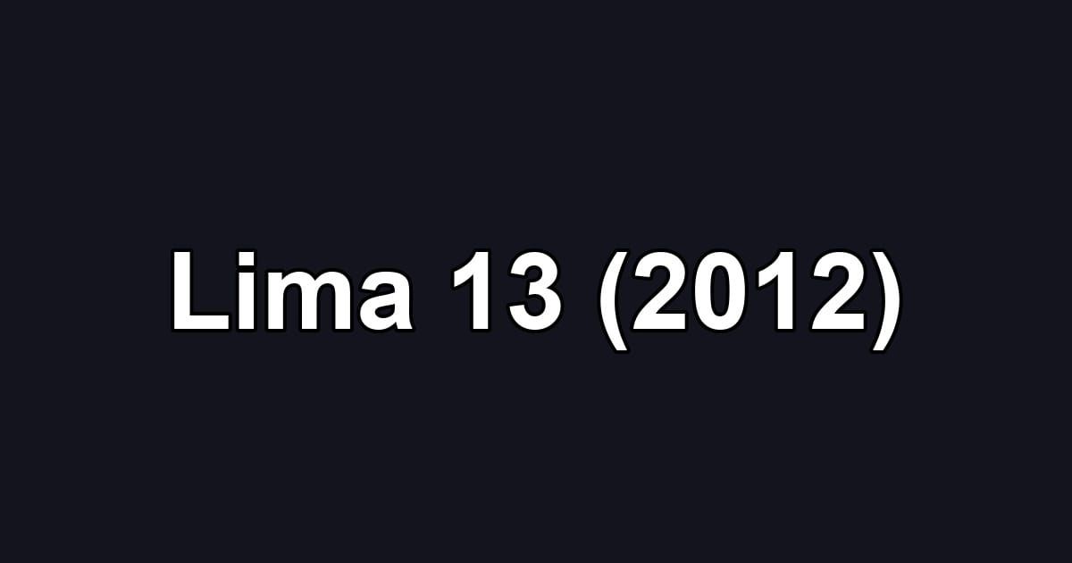 Lima 13 (2012)