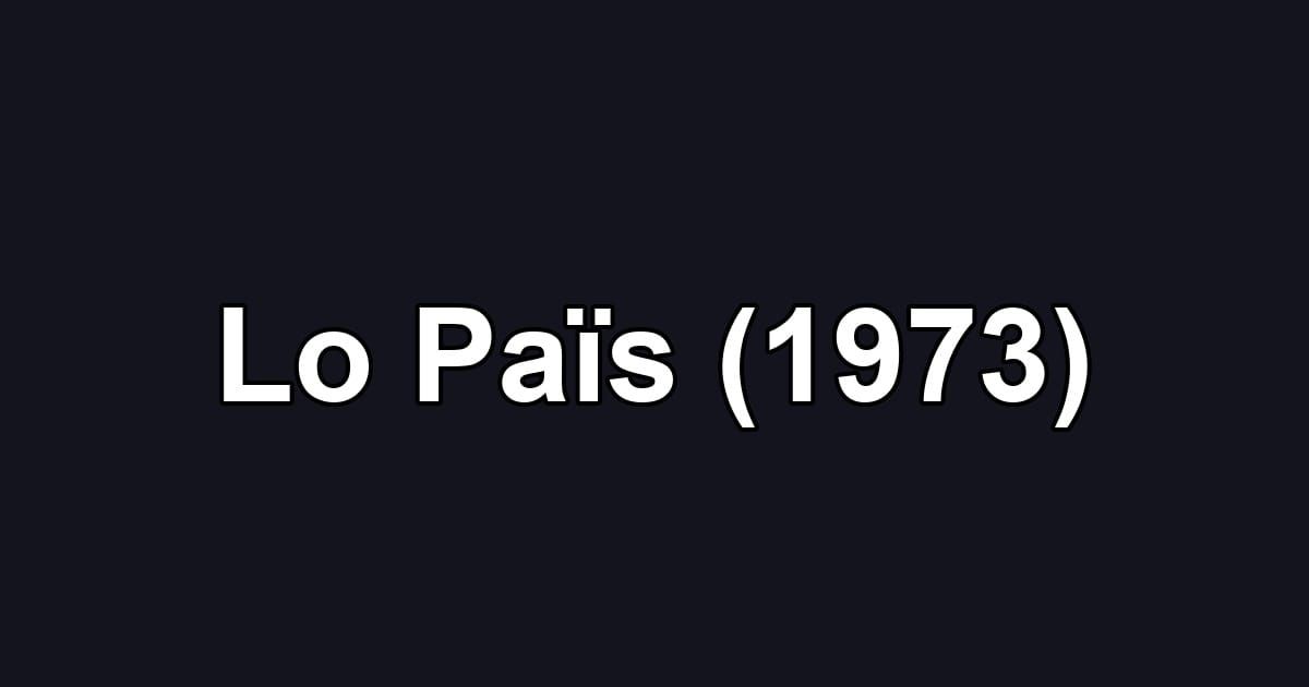 Lo Païs (1973)
