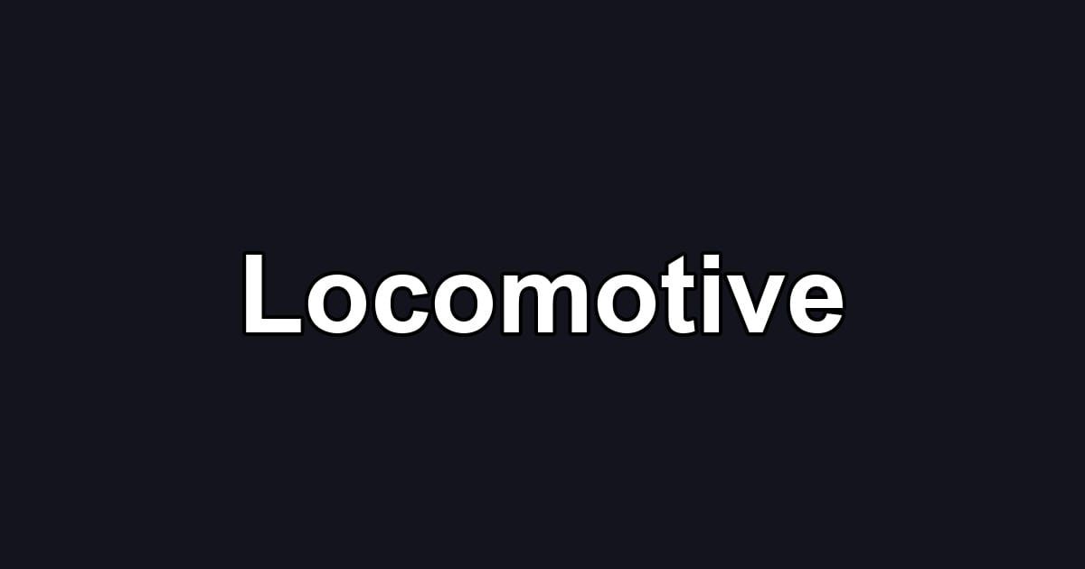 Locomotive