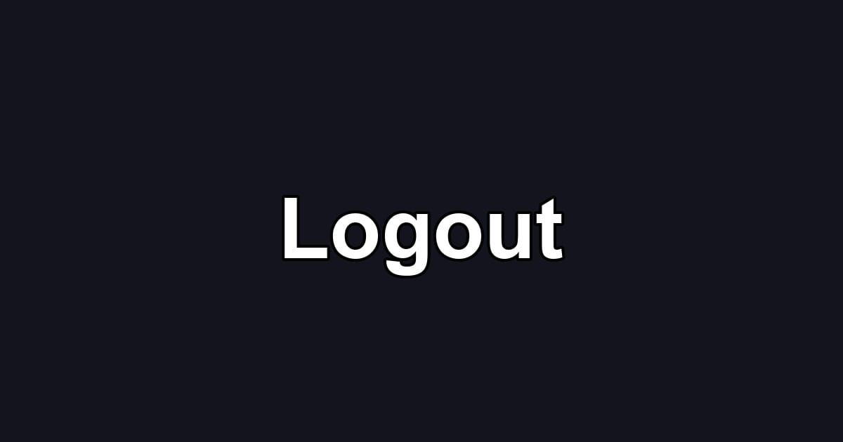 Logout