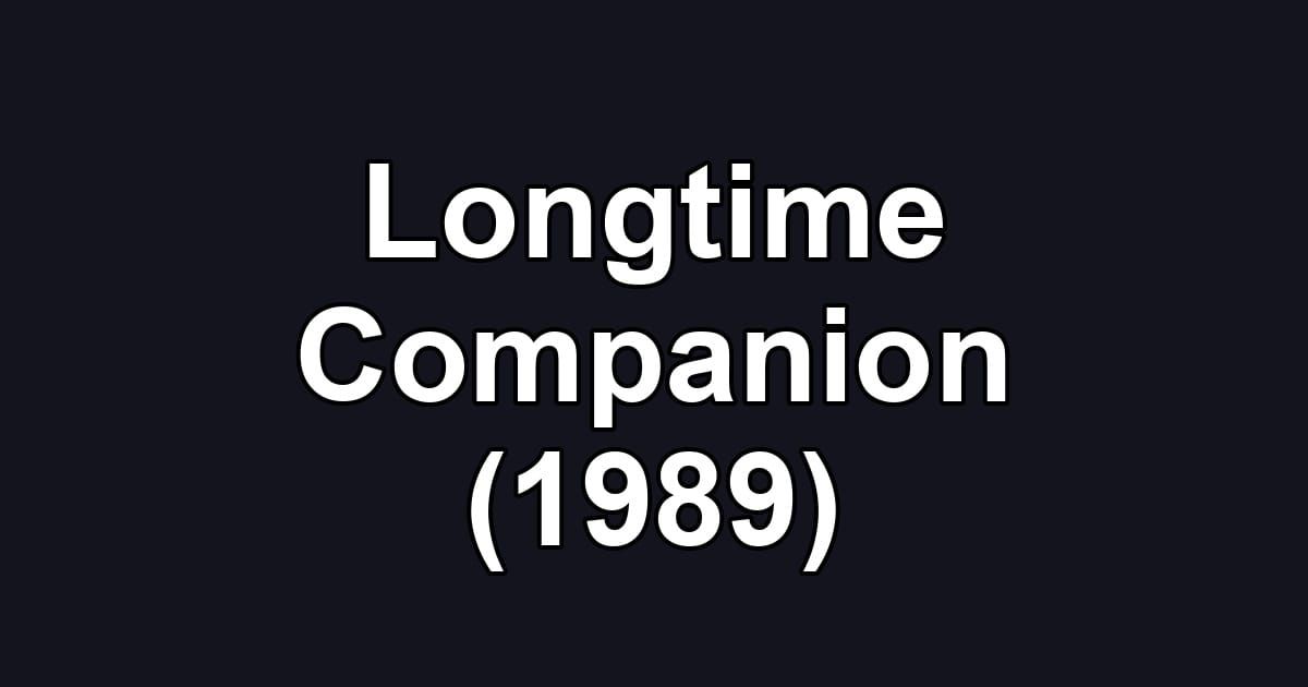 Longtime Companion (1989)