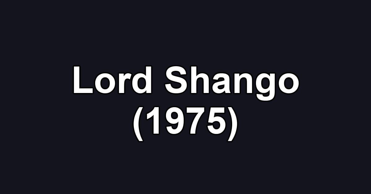 Lord Shango (1975)