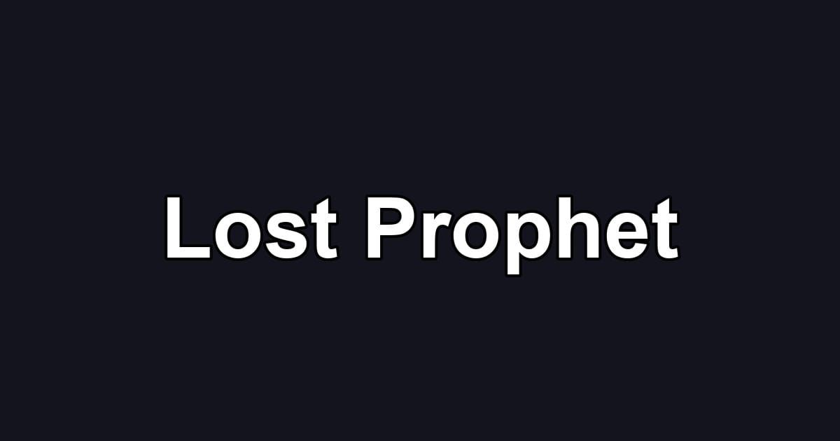 Lost Prophet