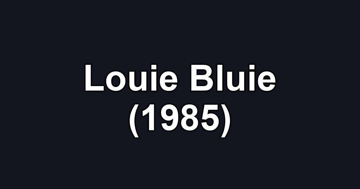 Louie Bluie (1985)