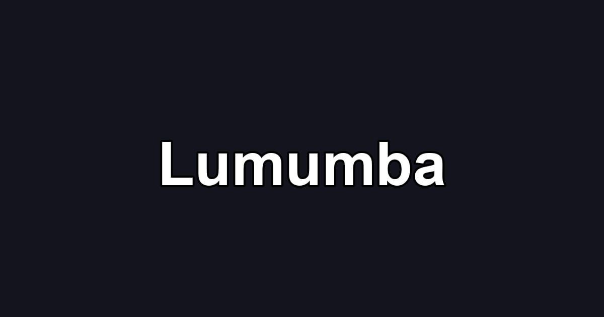 Lumumba