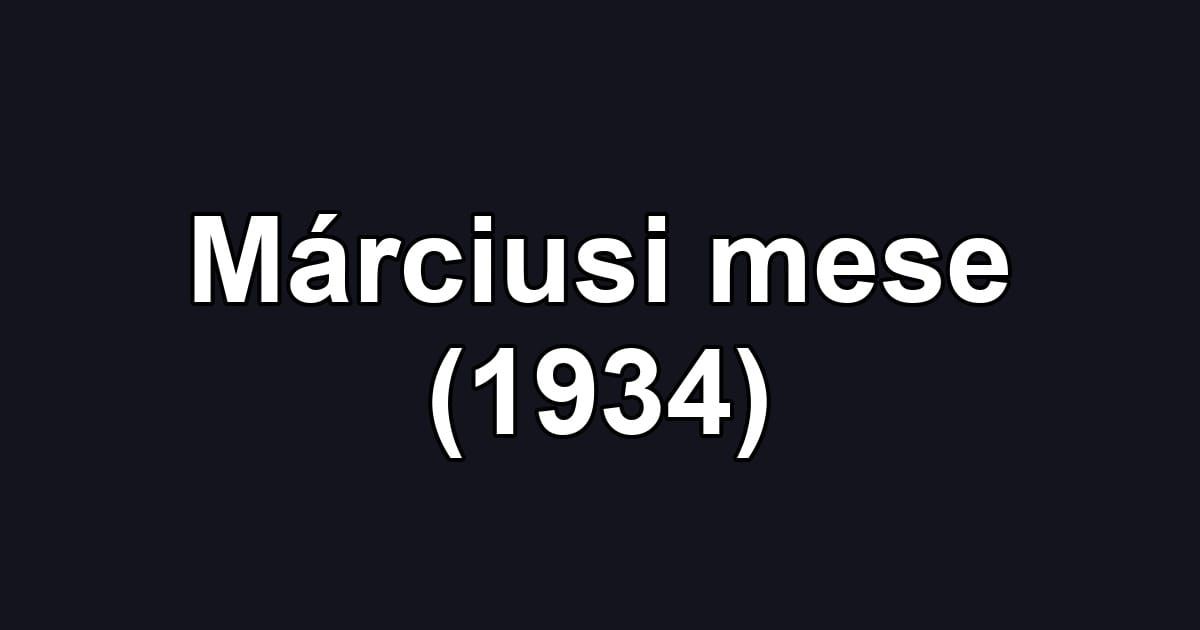 Márciusi mese (1934)