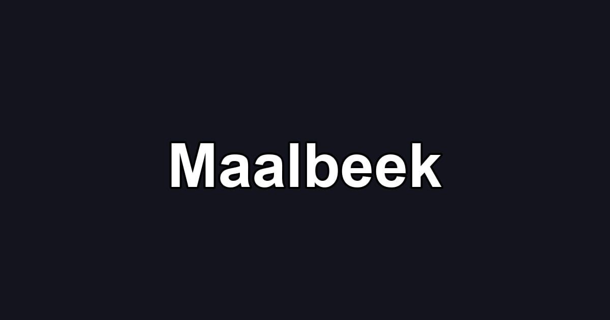 Maalbeek