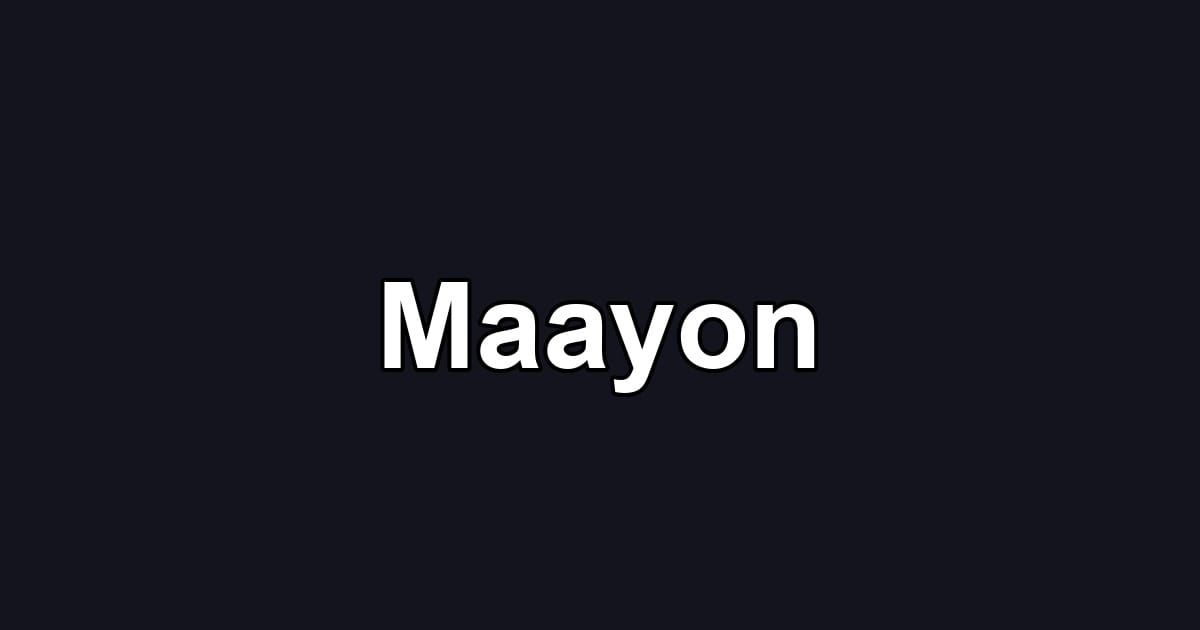 Maayon
