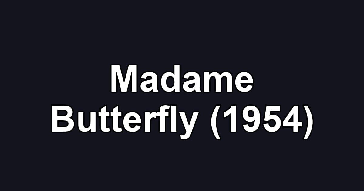 Madame Butterfly (1954)