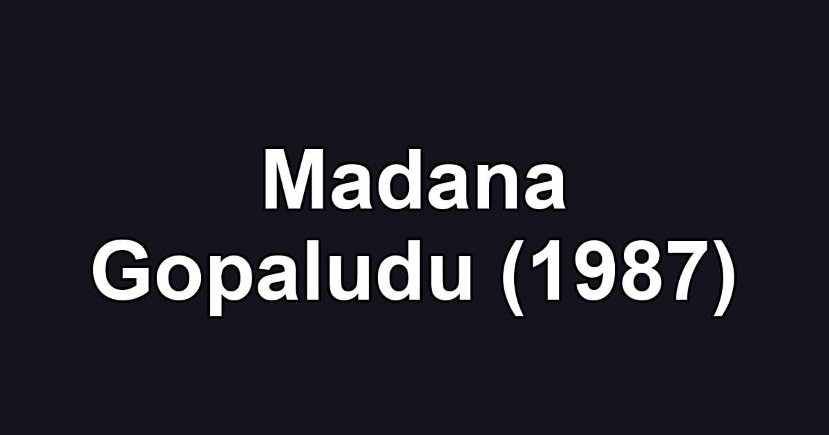 Madana Gopaludu (1987)