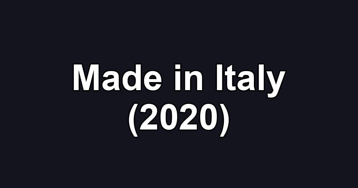 Made in Italy (2020)