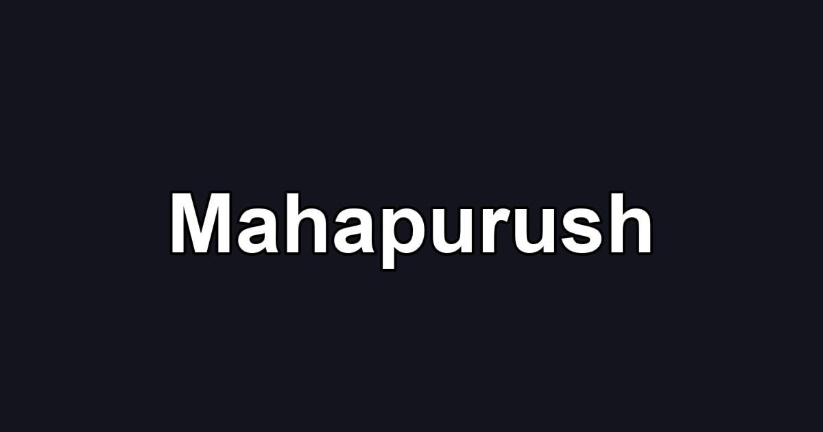 Mahapurush