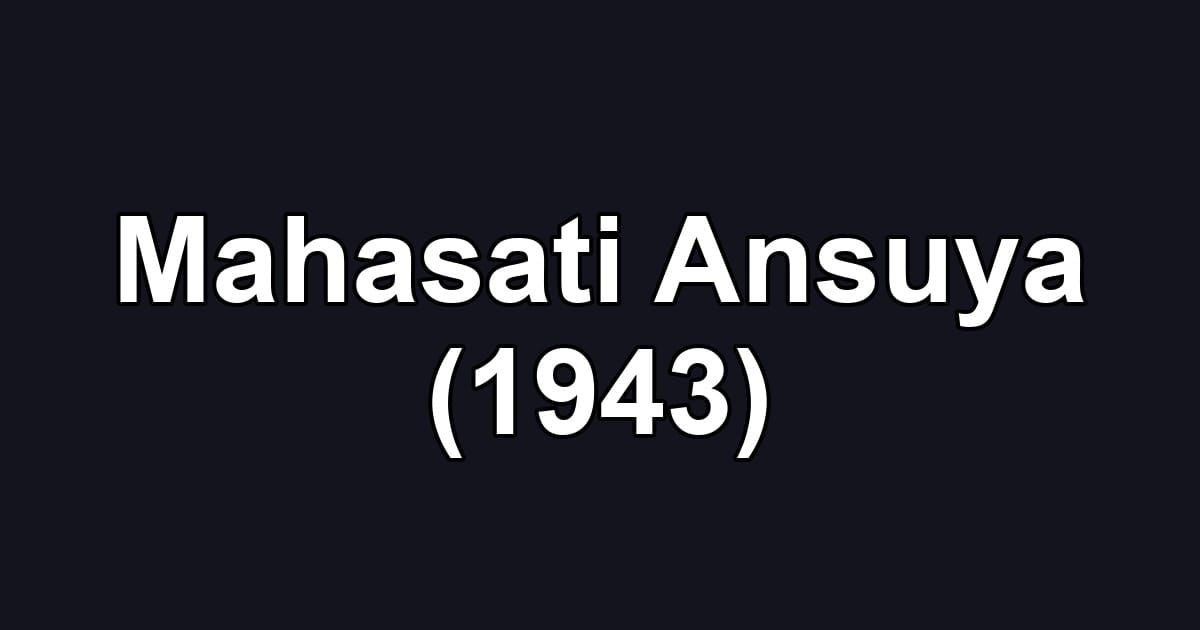 Mahasati Ansuya (1943)