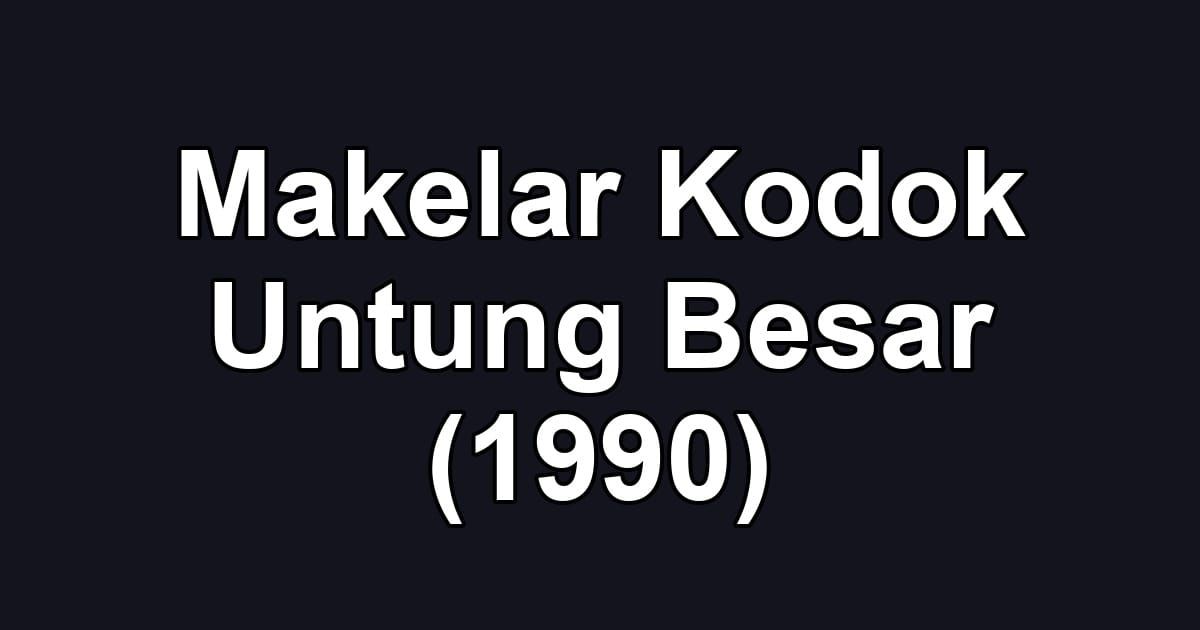 Makelar Kodok Untung Besar (1990)