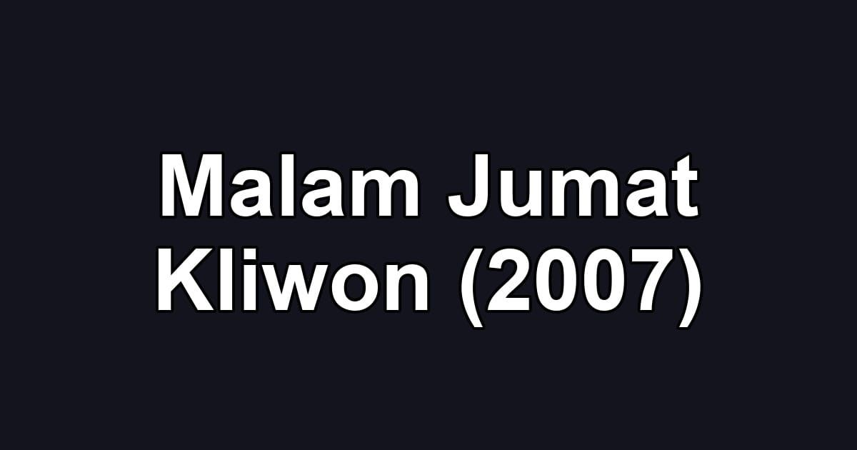 Malam Jumat Kliwon (2007)