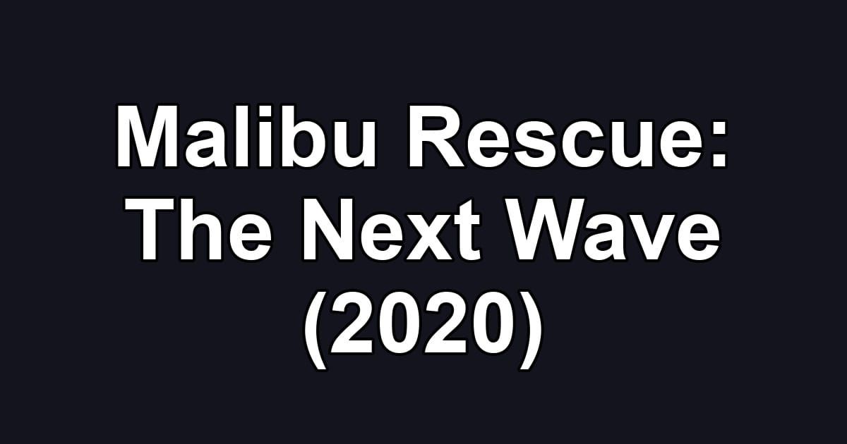 Malibu Rescue: The Next Wave (2020)