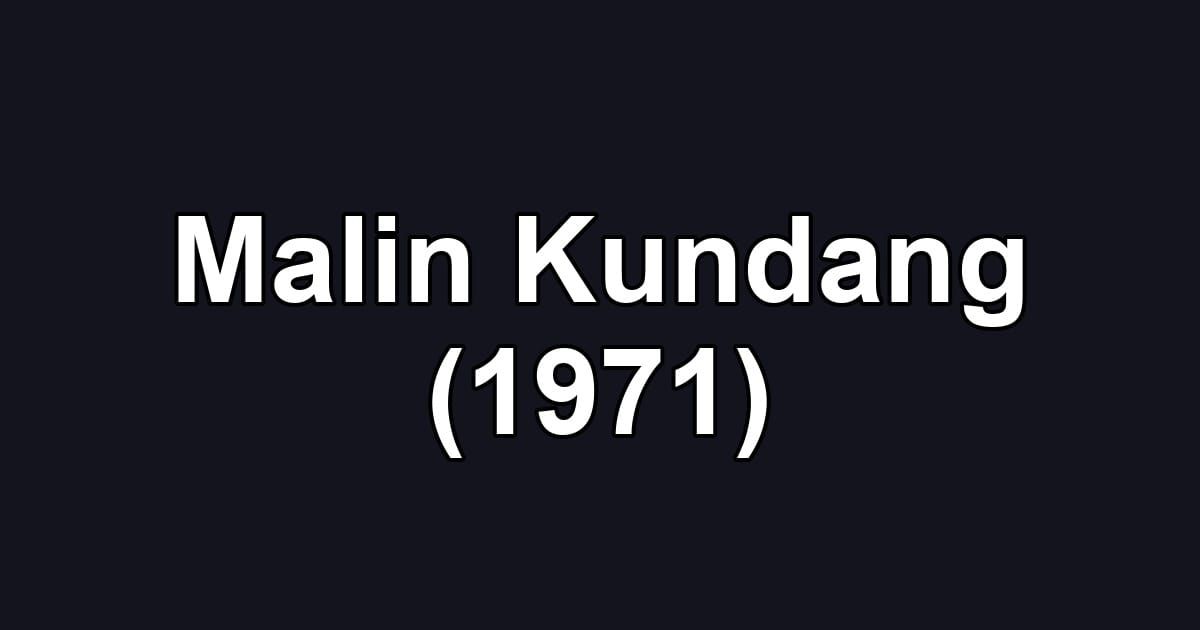 Malin Kundang (1971)