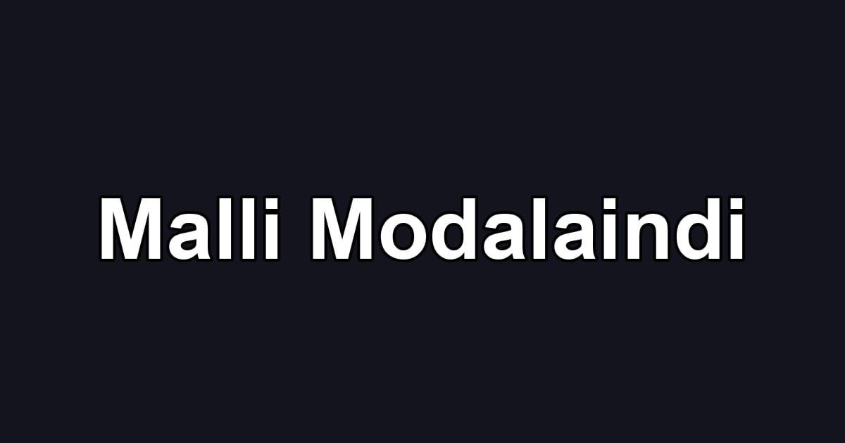 Malli Modalaindi