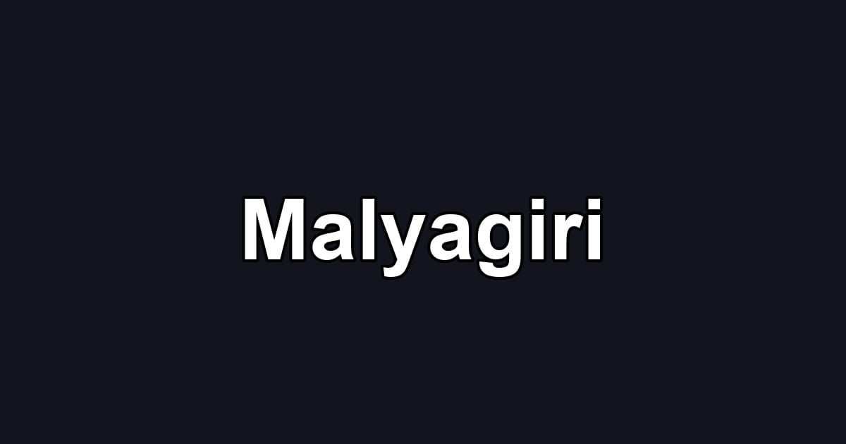 Malyagiri