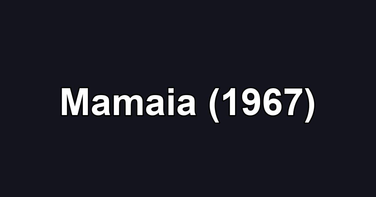 Mamaia (1967)